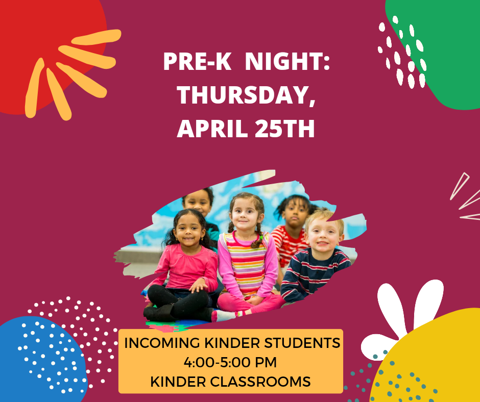 Pre-K getting to know you night